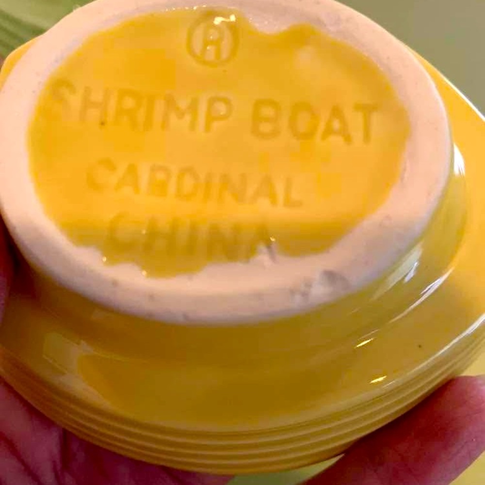 Vintage 1950’s Cardinal China Shrimp Cocktail Boats Set Of 4 - Picture 5 of 8